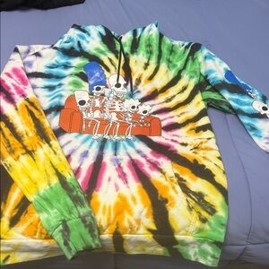 Simpsons Colorful Tie-Dye Kids Hoodie